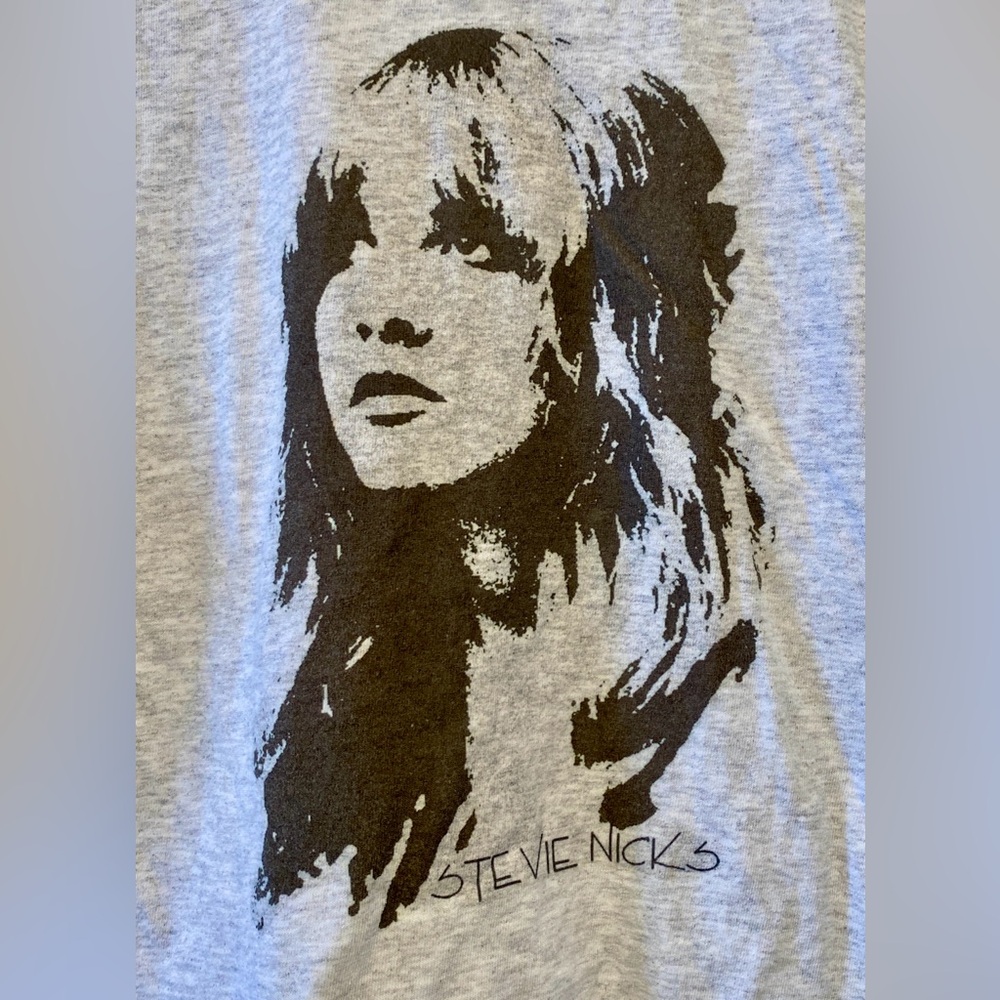 Stevie Nicks Fleetwood Mack Vintage Print Retro Band T-Shirt Tee 60s 70s 80s M